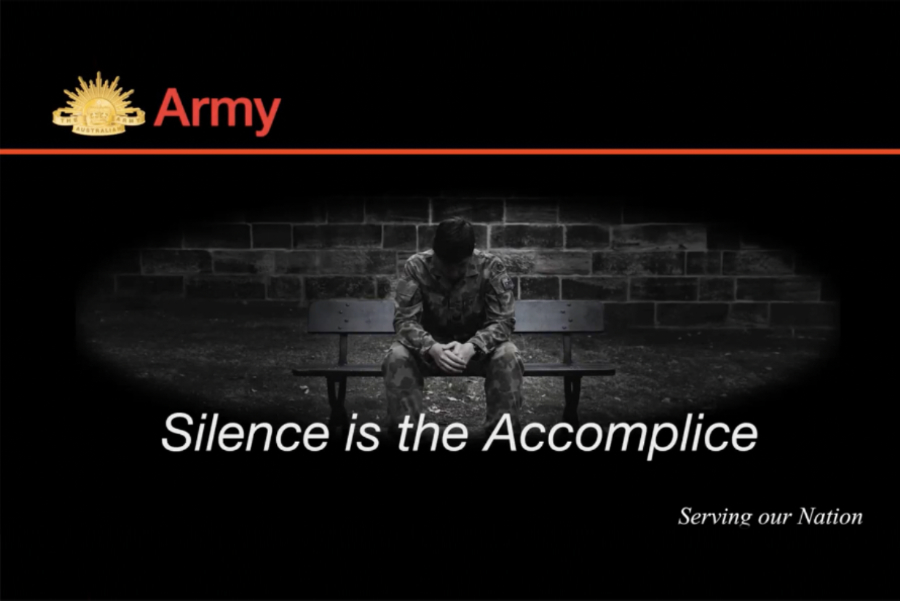 silence is the accomplice short film australian army
