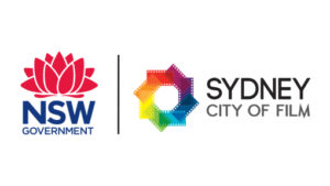nsw government sydney city of film logo