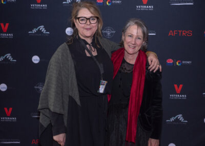Veterans Film Festival 2022 Felicity Coonan and Caroline Mackaness