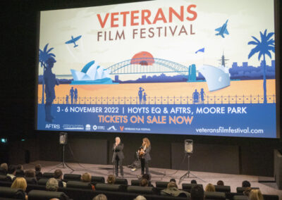 Veterans Film Festival 2022 John Schumann of Redgum and CJ Stranger