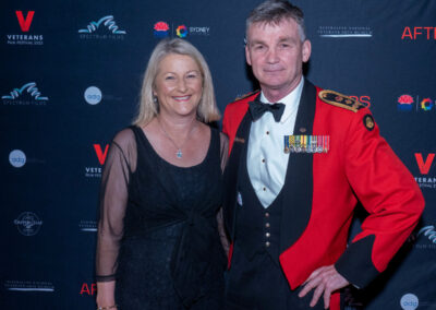 Veterans Film Festival 2022 Leanne and Brigadier Michael Garraway AM