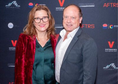 Veterans Film Festival 2022 Melane De Ferranti and Alan Dukes