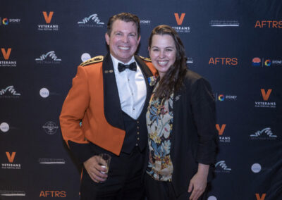 Veterans Film Festival 2022 Warwick Young and Nell Greenwood